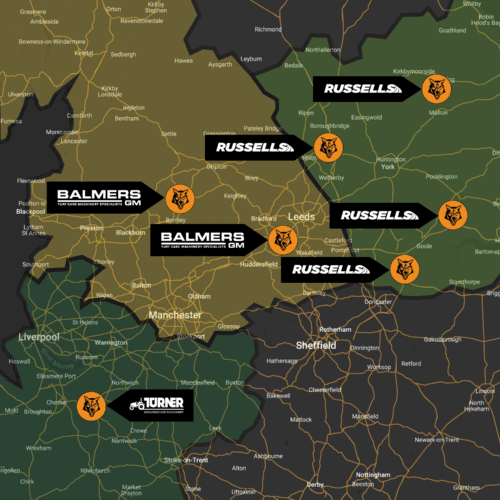 Timberwolf dealer coverage North map