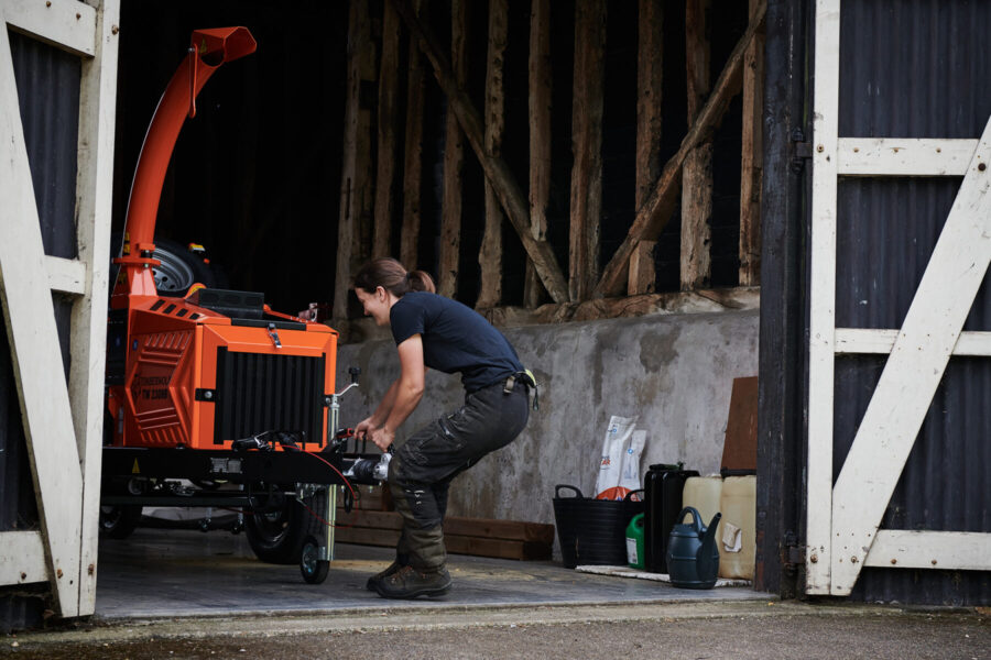 STORING YOUR TIMBERWOLF WOOD CHIPPER